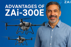 مزايا طائرة ZAi-300E الزراعية بسعة 30 لتر